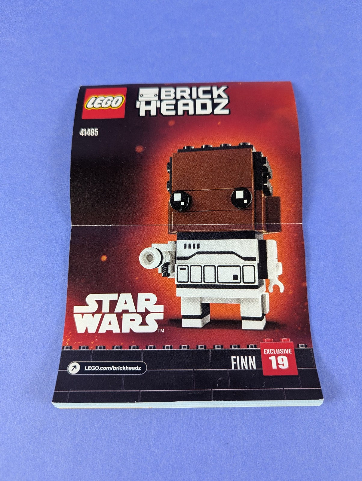 LEGO BrickHeadz Star Wars Finn 41485 Complete Set Pre-Owned