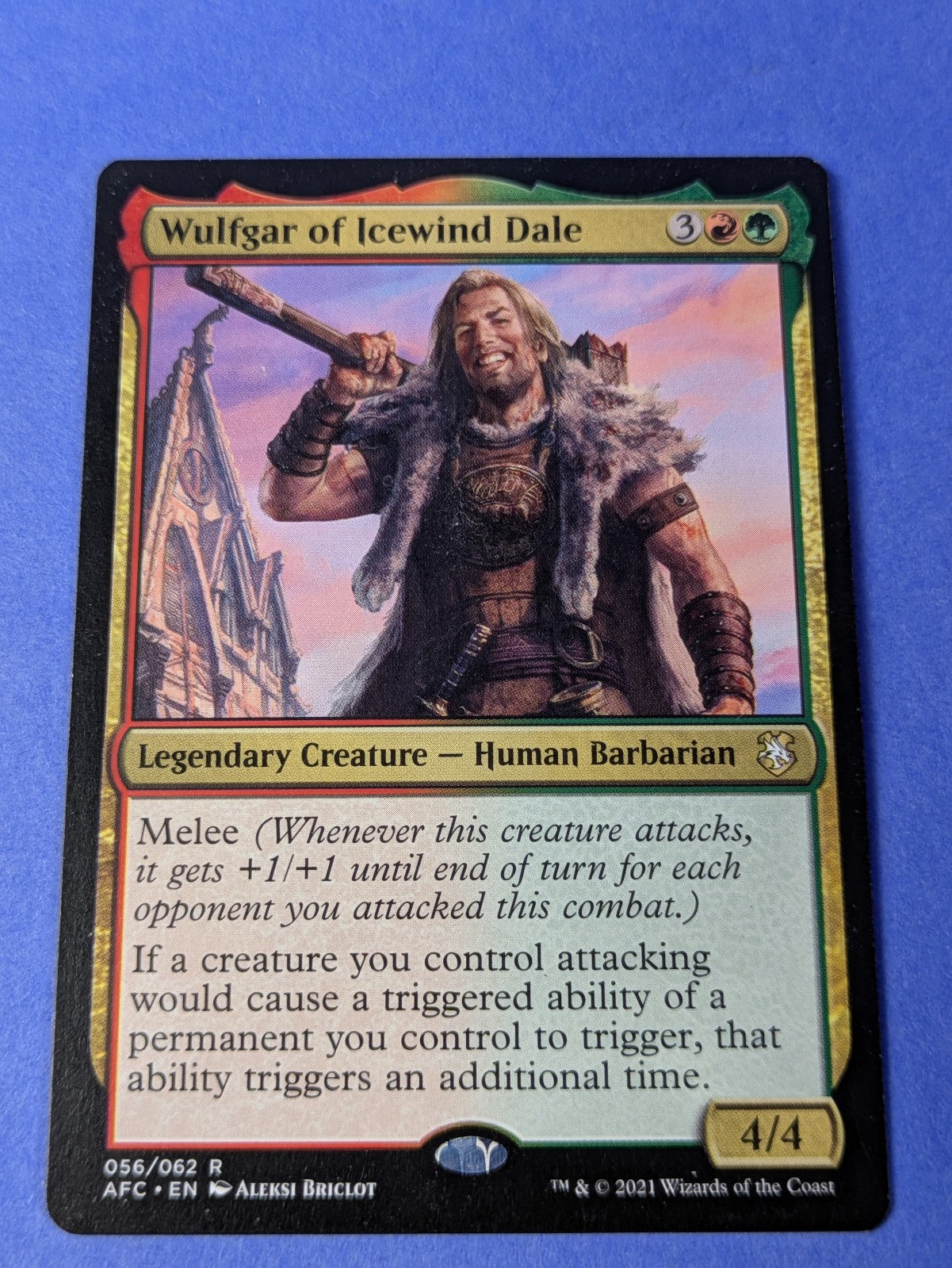 MTG: Adventures In The Forgotten Realms: Wulfgar of Icewind Dale 053/062 Rare LP