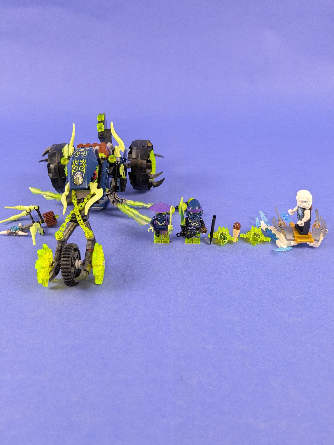 LEGO NINJAGO Chain Cycle Ambush 70730 Complete Set Pre-Owned