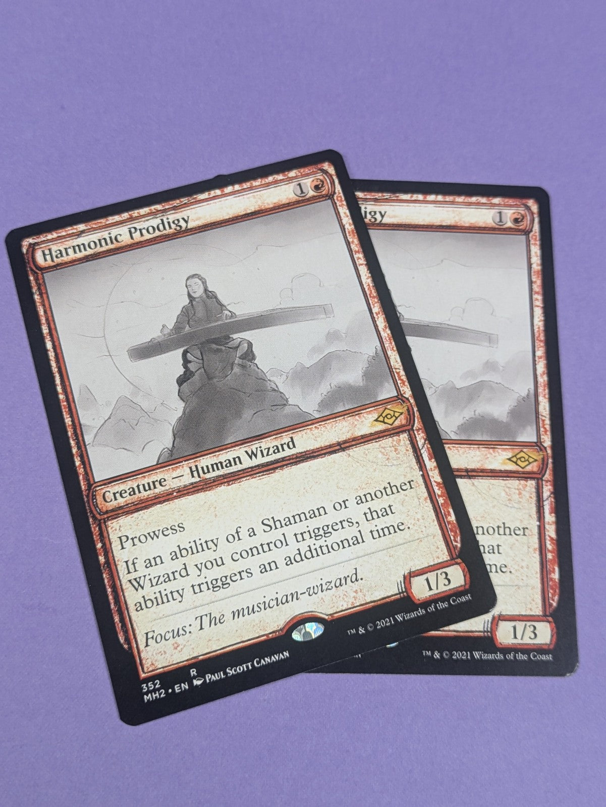 MTG Magic: Modern Horizons 2: Harmonic Prodigy #352 Rare - LP