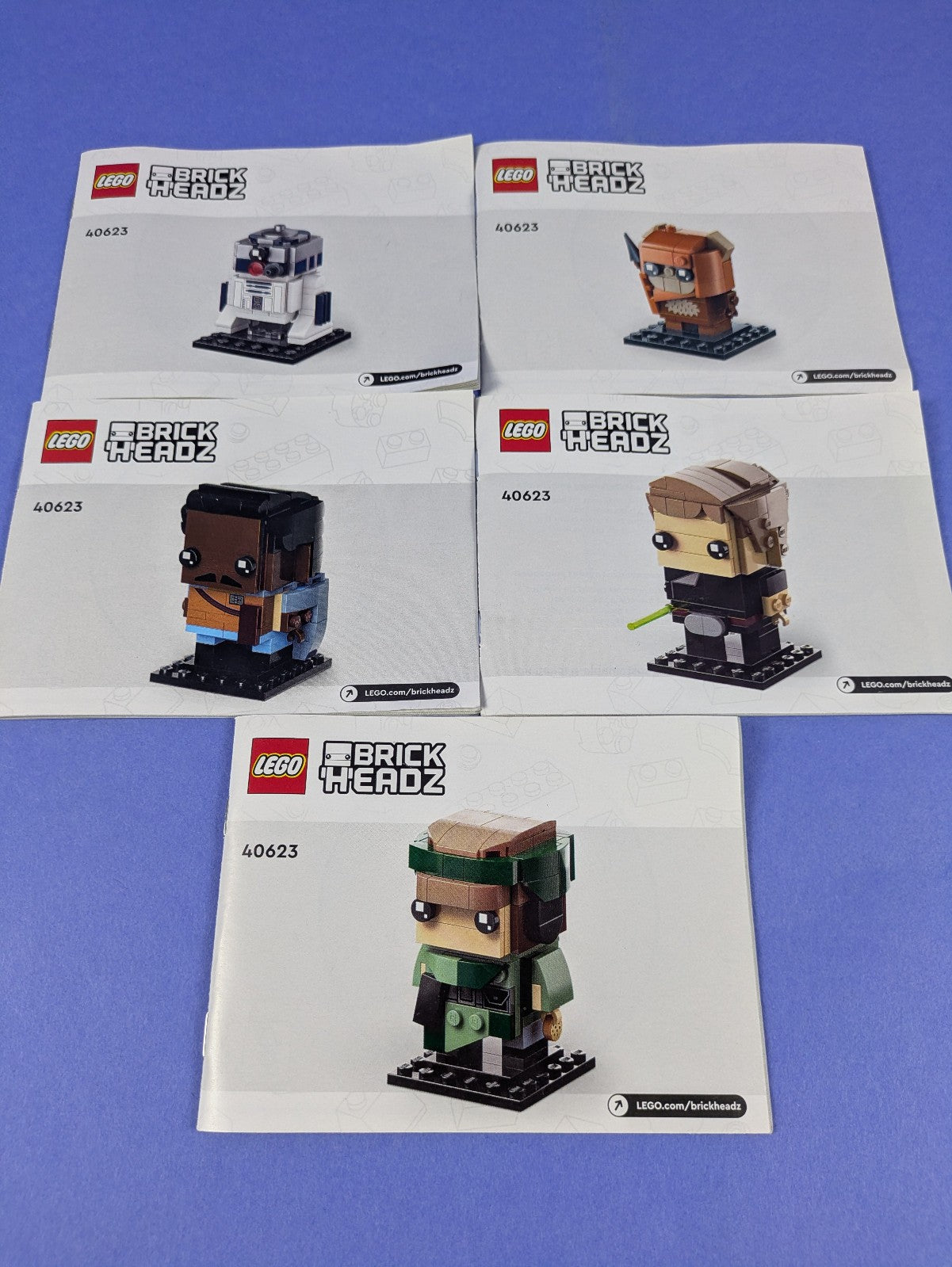 LEGO BrickHeadz Star Wars Battle of Endor Heroes 40623 Complete Set Pre-Owned
