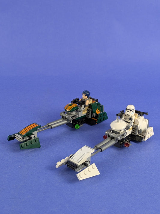 LEGO Star Wars Ezra's Speeder Bike 75090 Incomplete Set Pre-Owned
