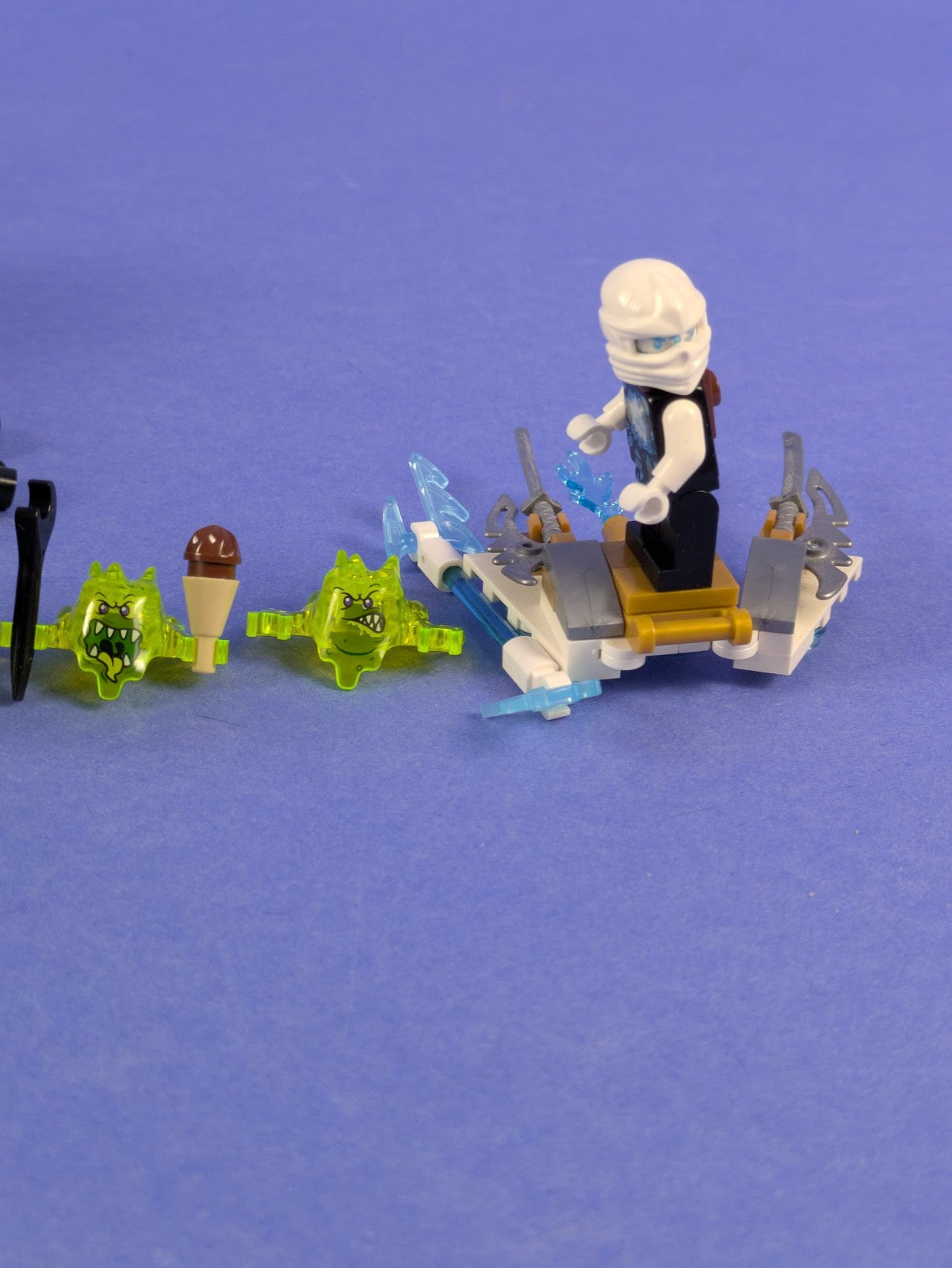 LEGO NINJAGO Chain Cycle Ambush 70730 Complete Set Pre-Owned