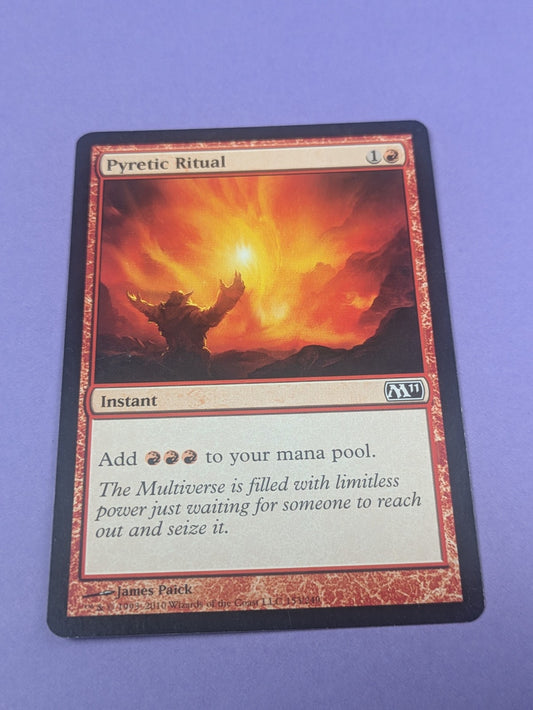 MTG Magic: Magic 2011: Pyretic Ritual #153/249 Common - LP