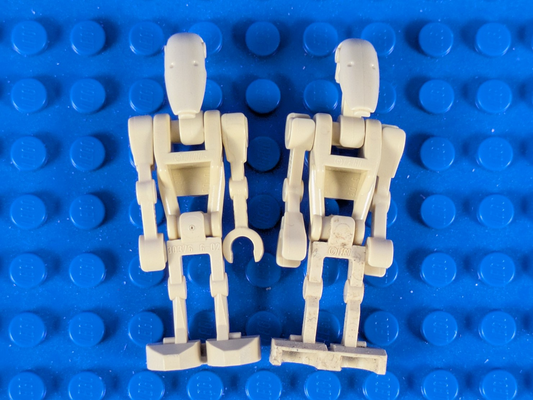 Lego Star Wars: Battle Droid - Tan Angled/Straight sw0001b sw0001c Set 7141 7155