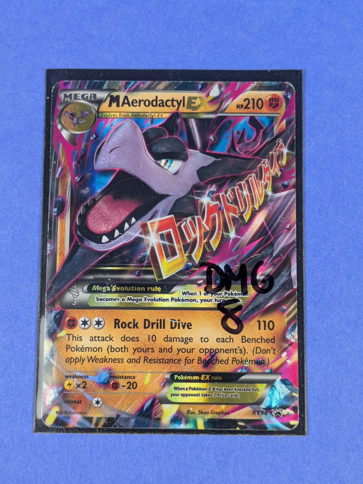 M Aerodactyl EX - XY98 - Ultra Rare Holo XY Promos - Pokemon Card - DMG