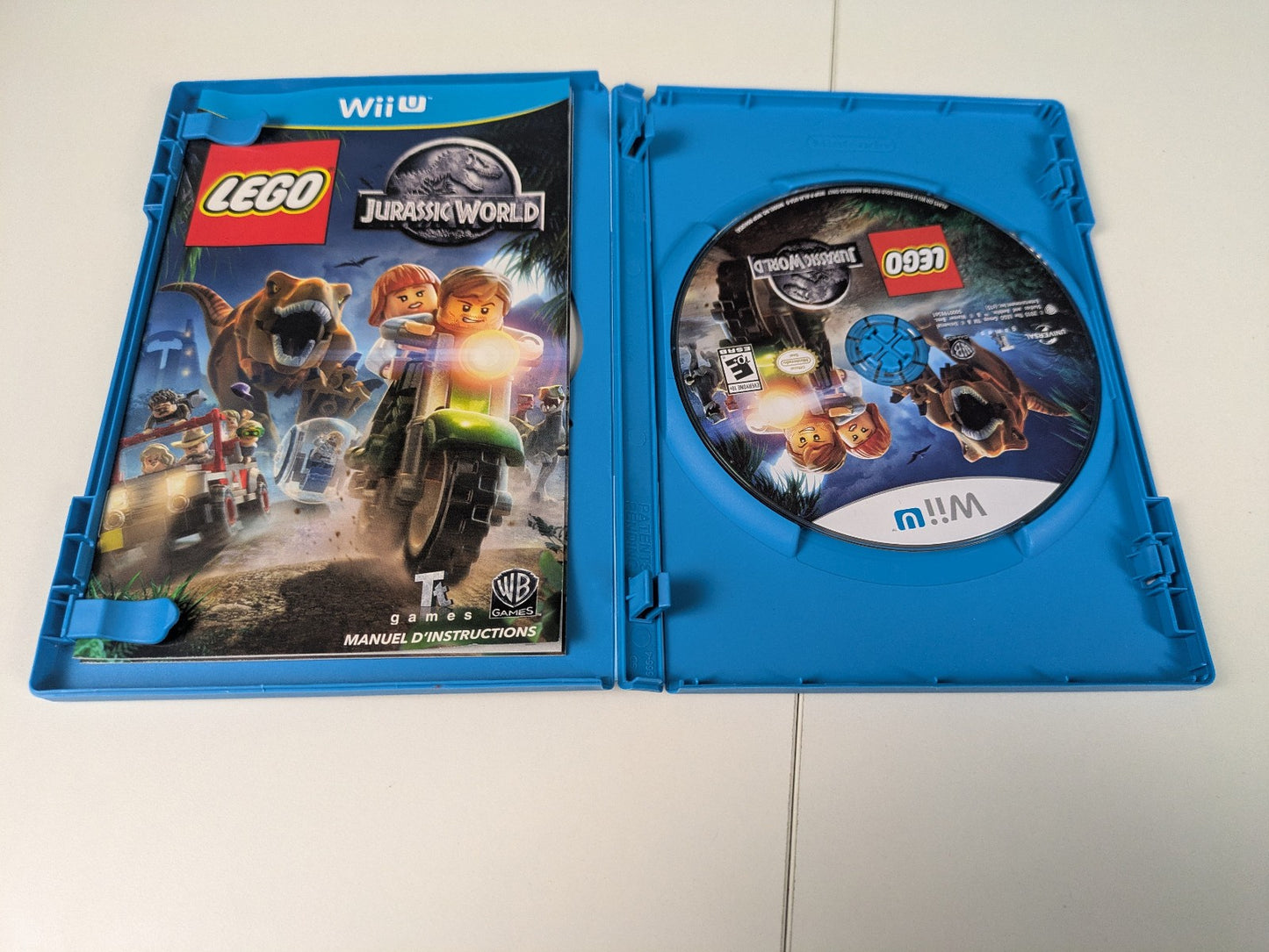 LEGO Jurassic World (Nintendo Wii U, 2015) CIB