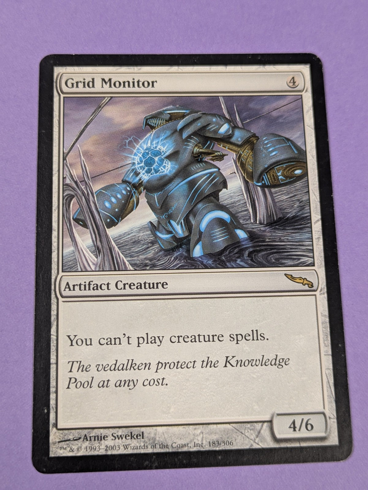 MTG Magic: Mirrodin: Grid Monitor #183/206 Rare - LP