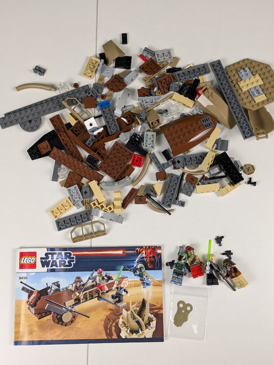 Lego Star Wars: Episode 4-6: Desert Skiff Set 9496 - w/ Instructions