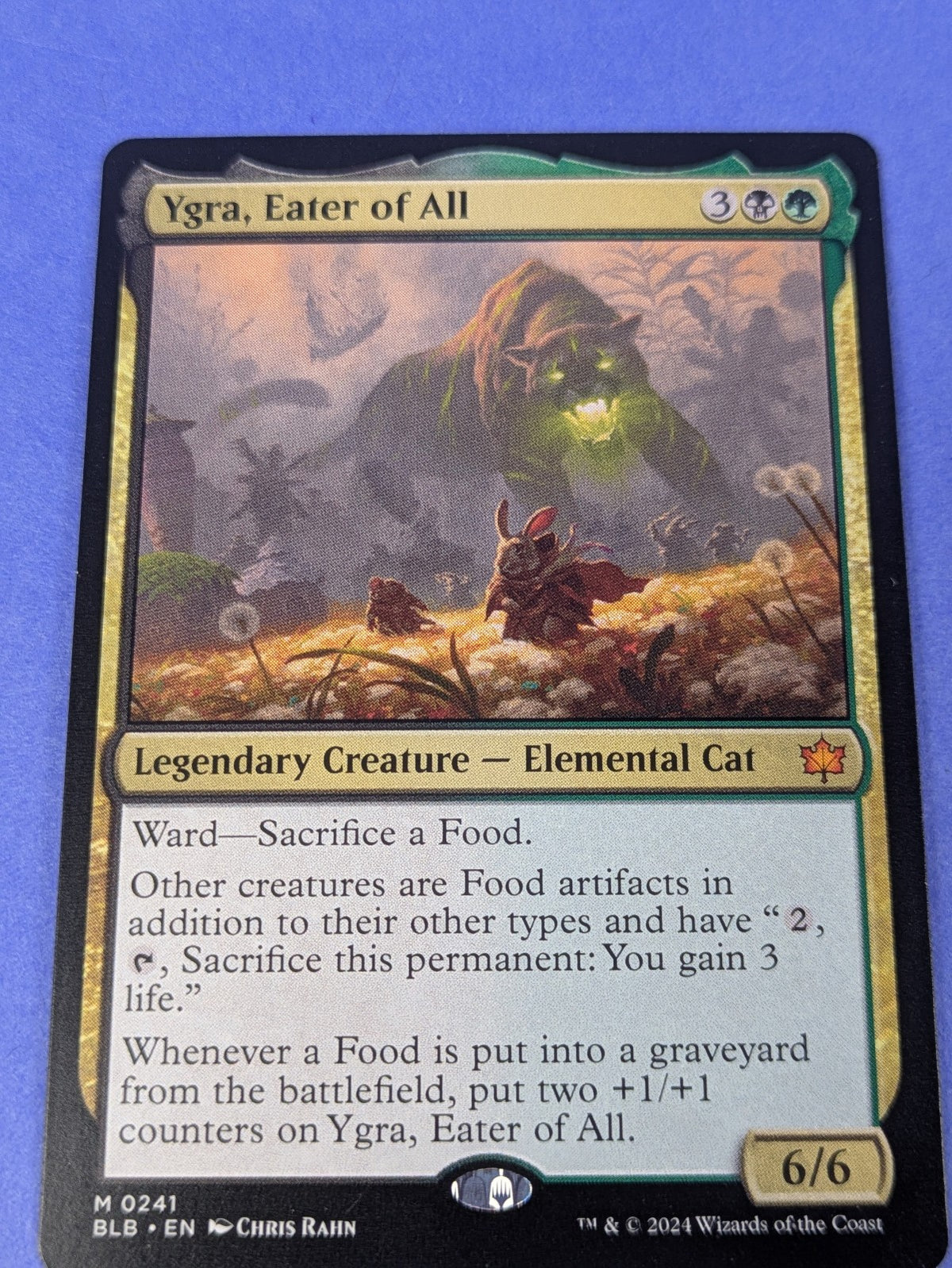 MTG Magic: Bloomburrow: Ygra, Eater of All #0241 Mythic - NM