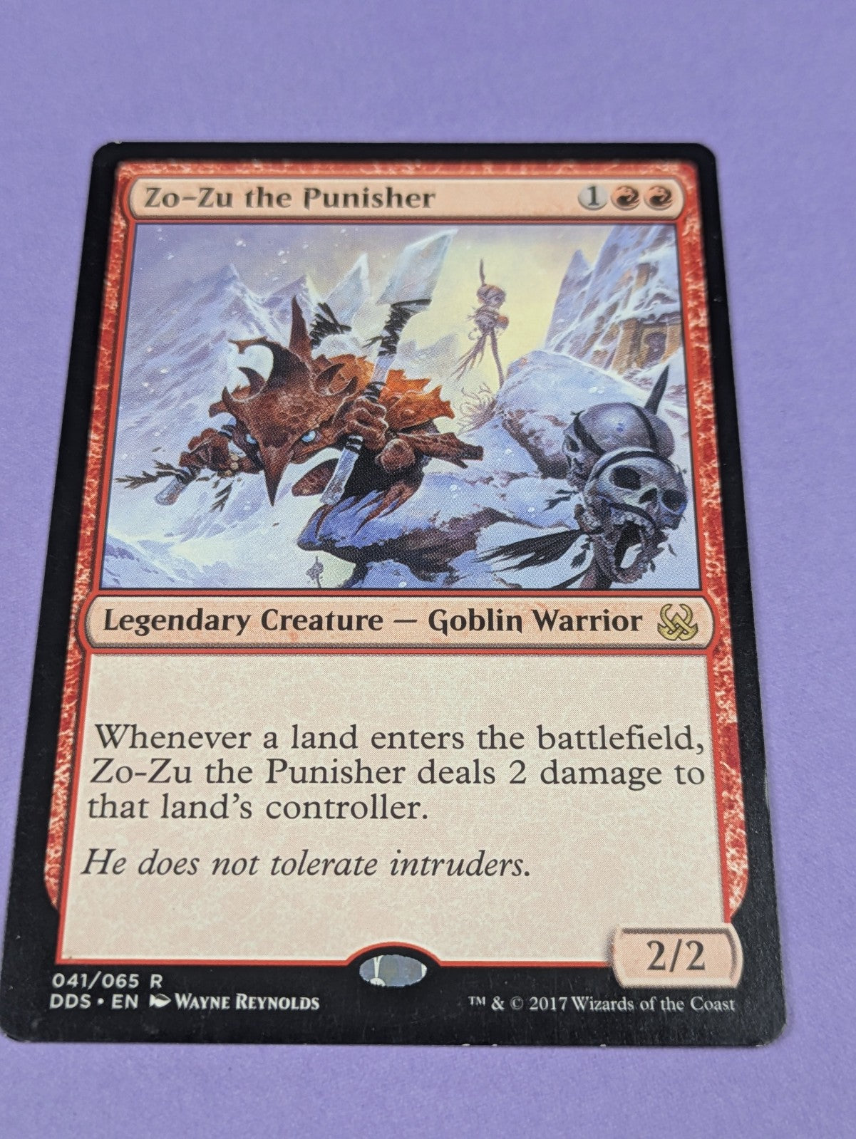MTG Magic: Duel Decks: Mind vs. Might: Zo-Zu the Punisher #041/065 Rare - NM