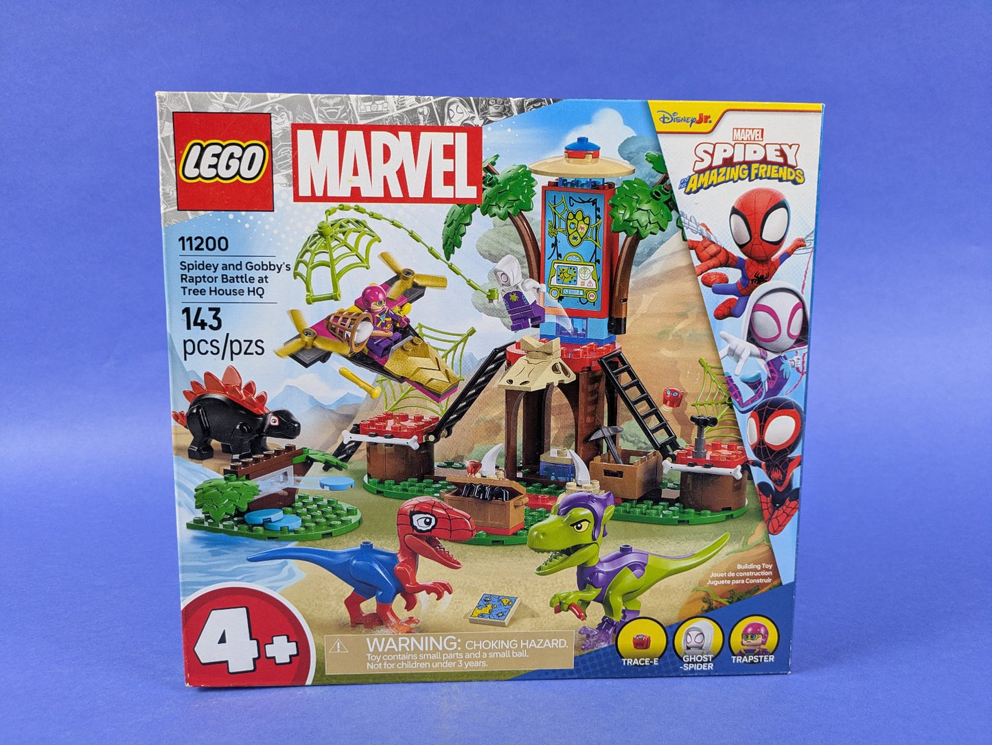 Lego Super Heroes: Spidey and Gobby's Raptor Battle at Tree House HQ 11200 NEW