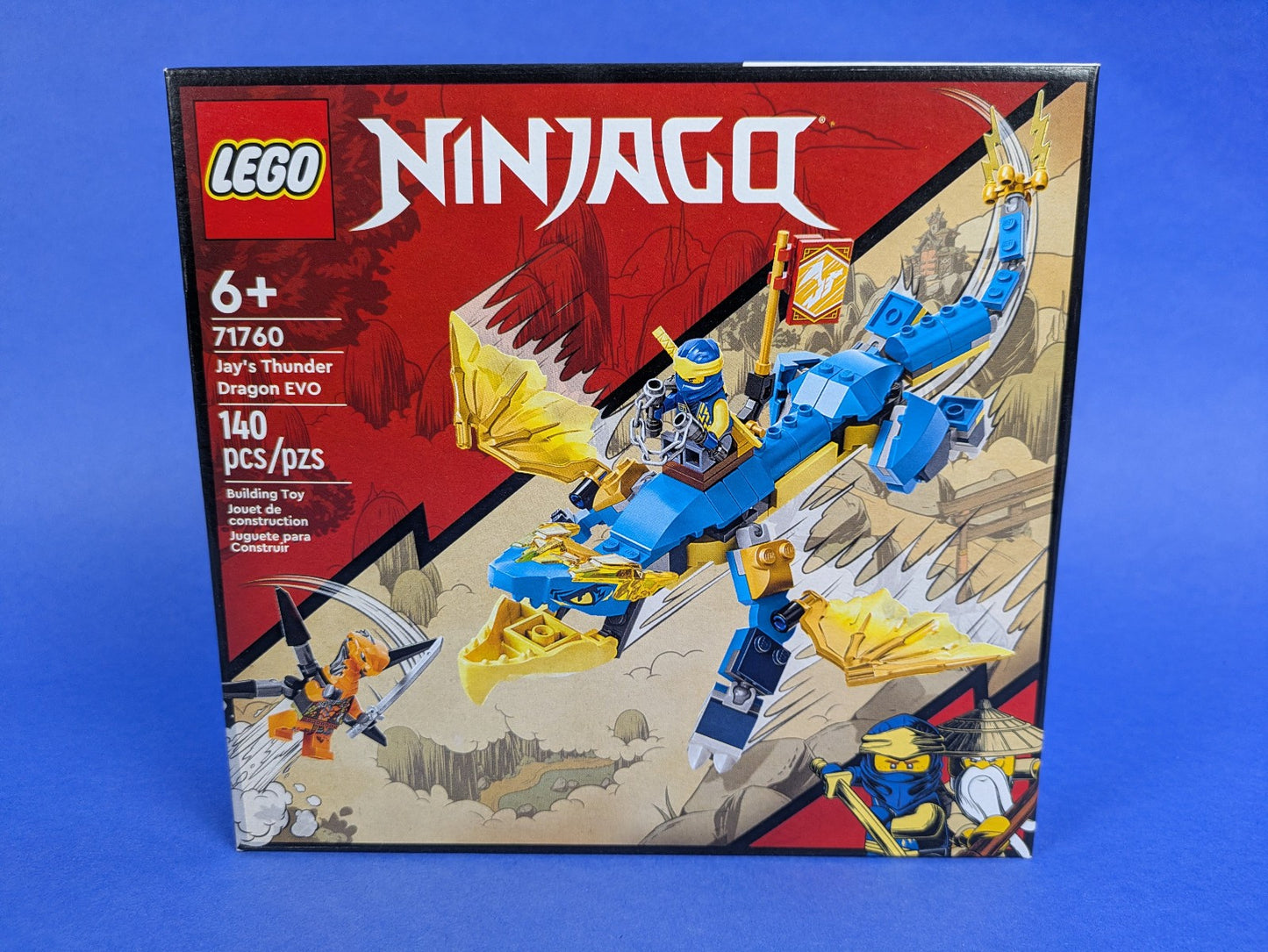 Lego NINJAGO: Core: Jay’s Thunder Dragon EVO Set 71760 BRAND NEW