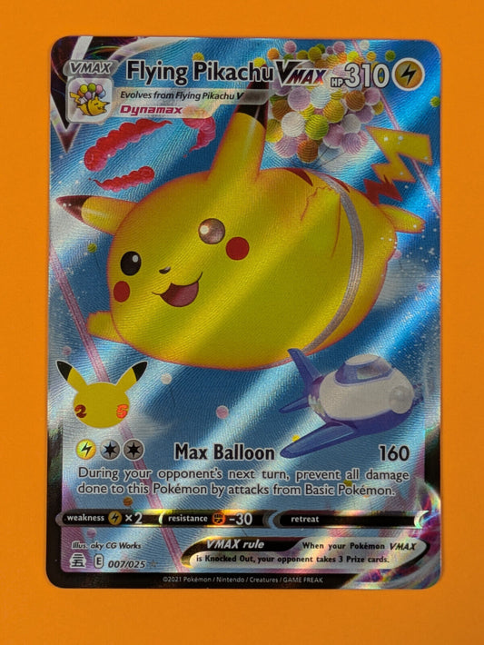 Flying Pikachu VMAX - 7/25 - Ultra Rare Celebrations - Pokemon - NM
