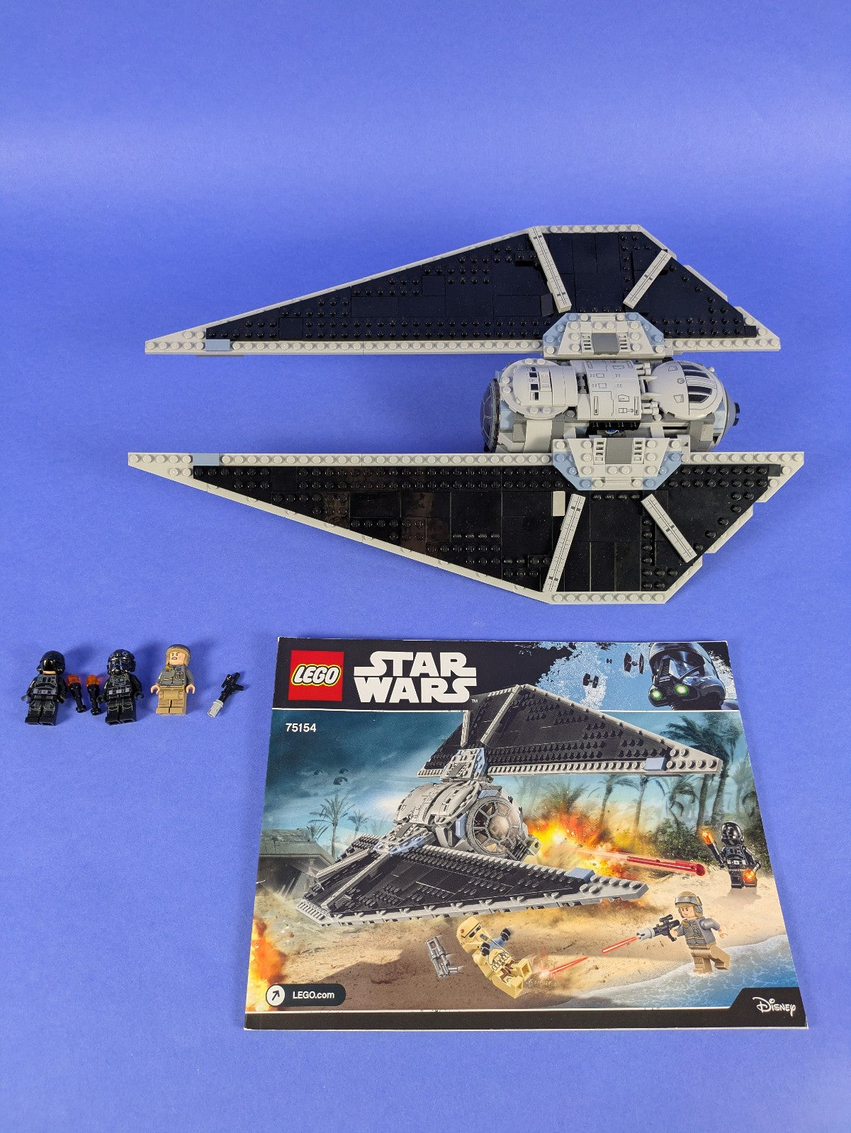Lego Star Wars: Rogue One: TIE Striker Set 75154 - Incomplete Set