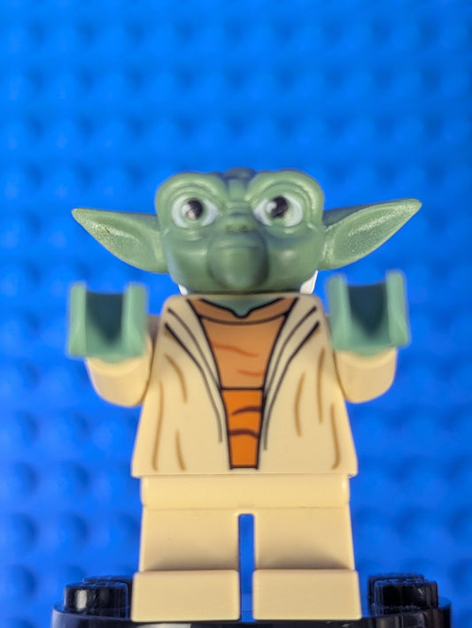 Lego Star Wars: Yoda - Clone Wars, White Hair sw0446 Set 75002