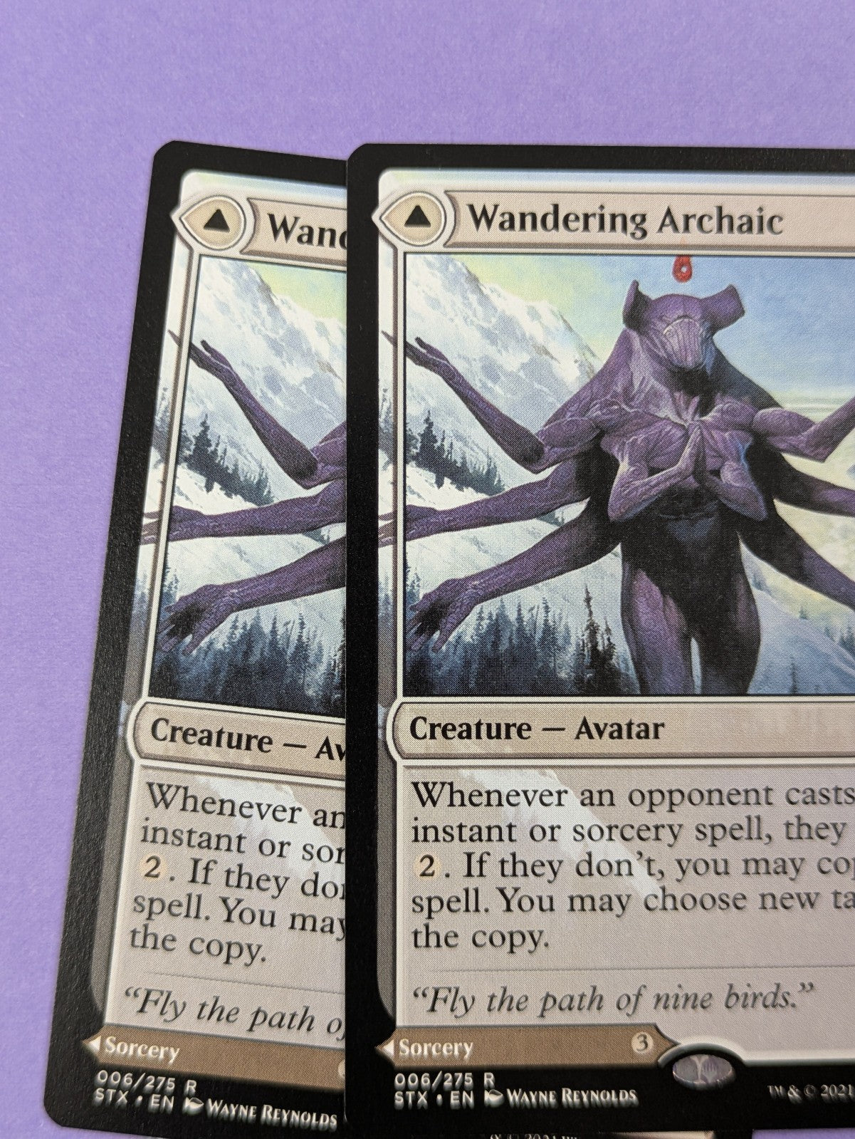 MTG: Strixhaven: Wandering Archaic   Explore the Vastlands #006/275 Rare - NM