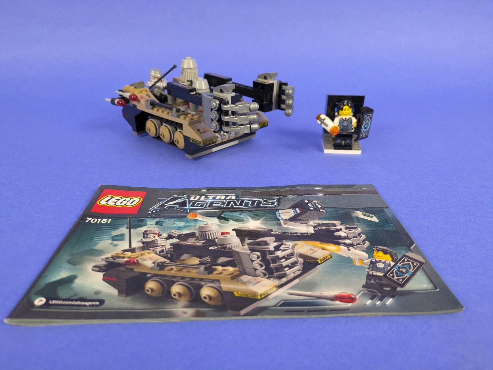 Lego Ultra Agents: Tremor Track Infiltration 70161 w/ Instructions
