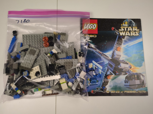 Lego Star Wars: B-wing at Rebel Control Center 7180 (B-Wing Only)