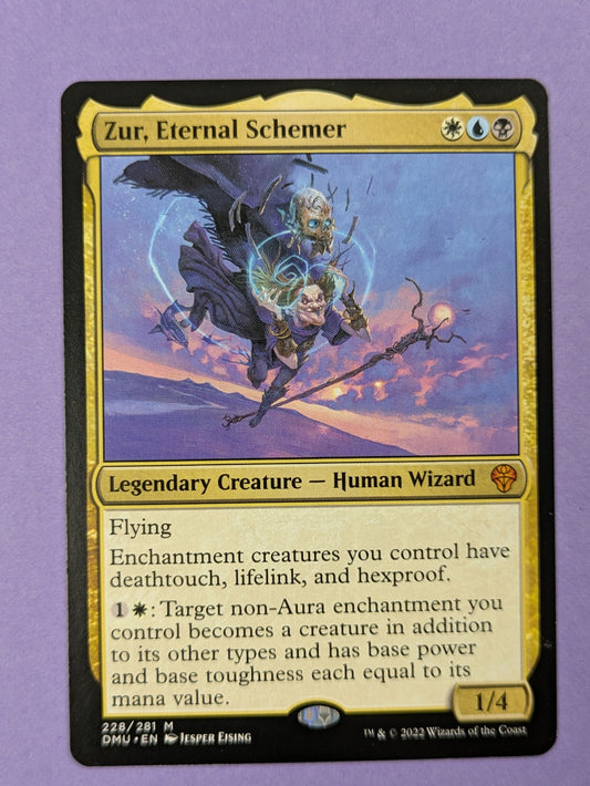 MTG Magic: Dominaria United: Zur, Eternal Schemer #228/281 Mythic - NM