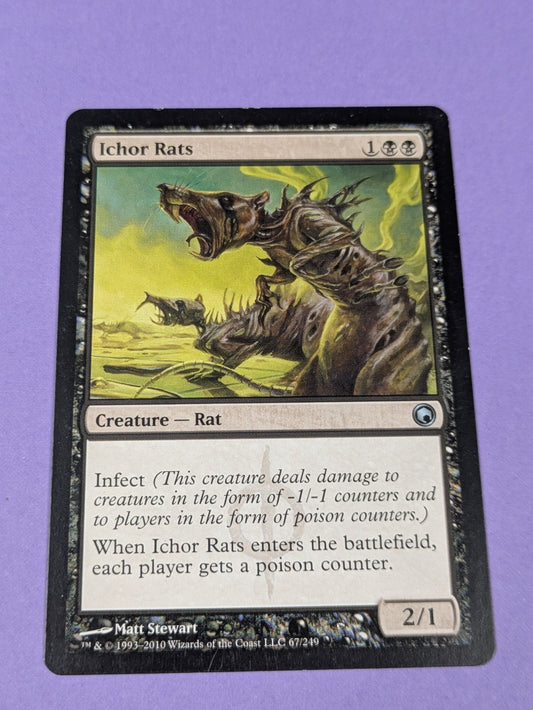 MTG Magic: Scars of Mirrodin: Ichor Rats #67/249 Uncommon - LP