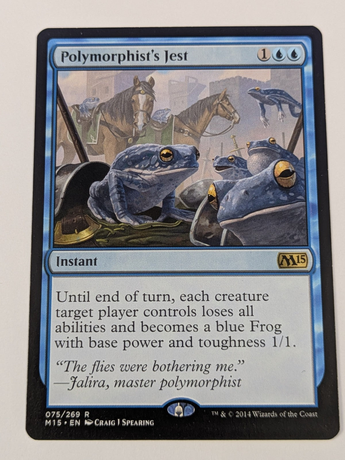 MTG Magic: Magic 2015: Polymorphist's Jest #075/269 Rare - LP