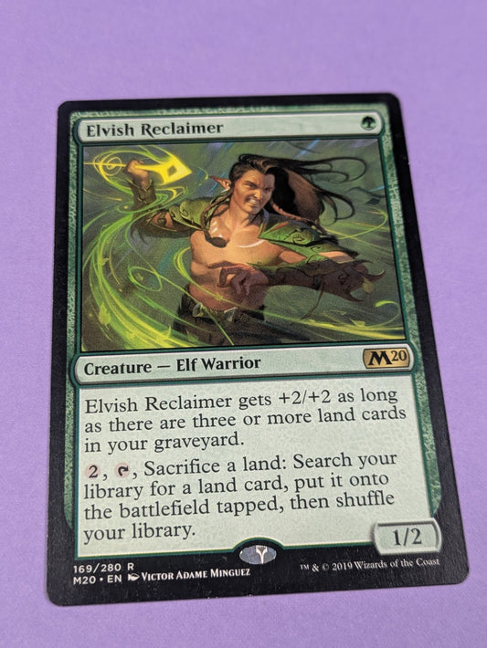 MTG Magic: Core Set 2020: Elvish Reclaimer #169/280 Rare - LP