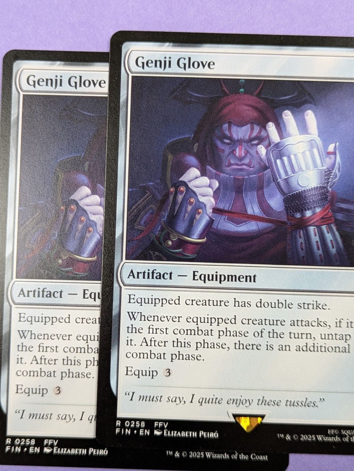 MTG Magic The Gathering: FINAL FANTASY: Genji Glove #0258 Rare - NM