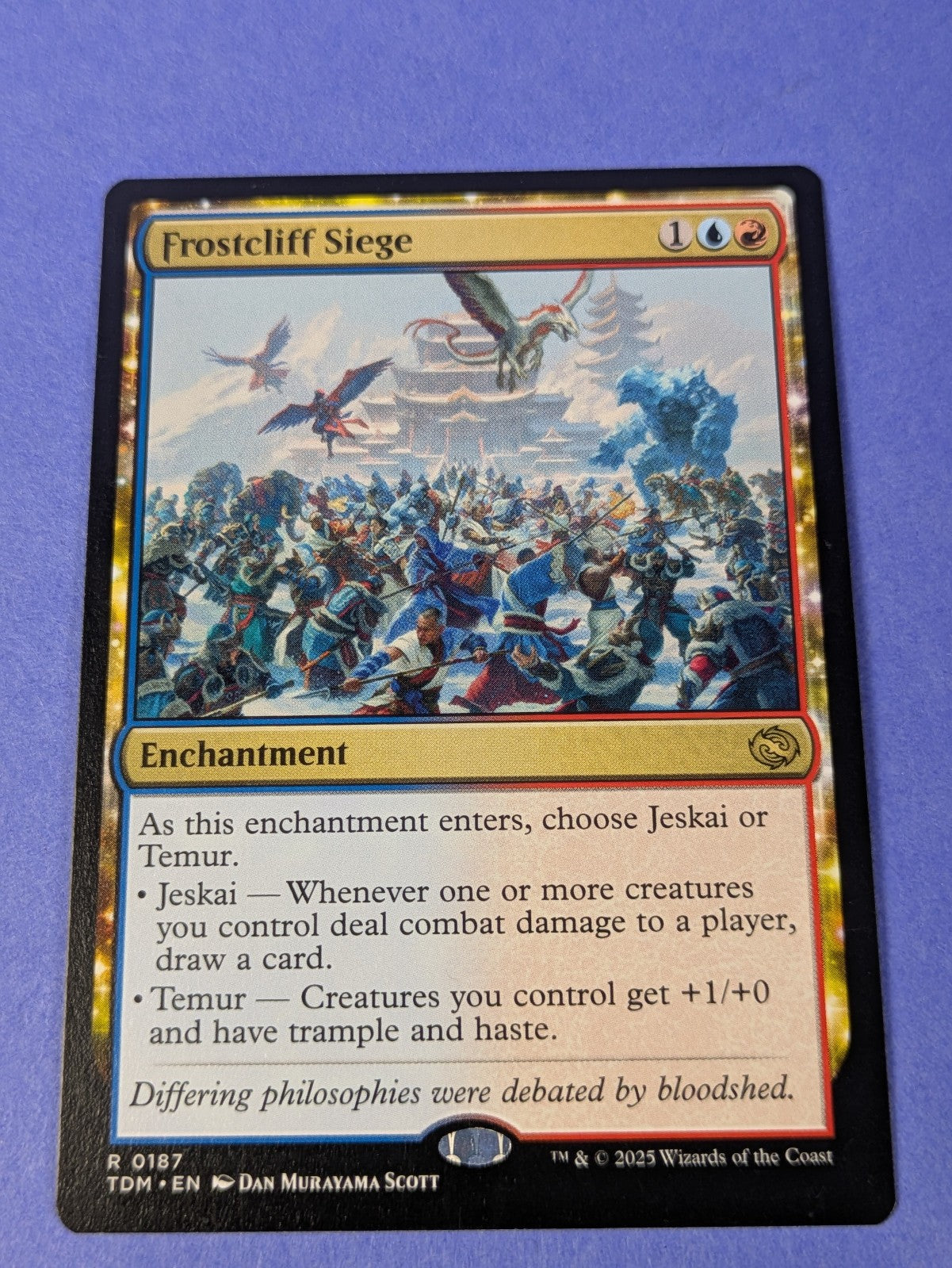 MTG Magic the Gathering: Tarkir: Dragonstorm: Frostcliff Siege #0187 Rare - NM