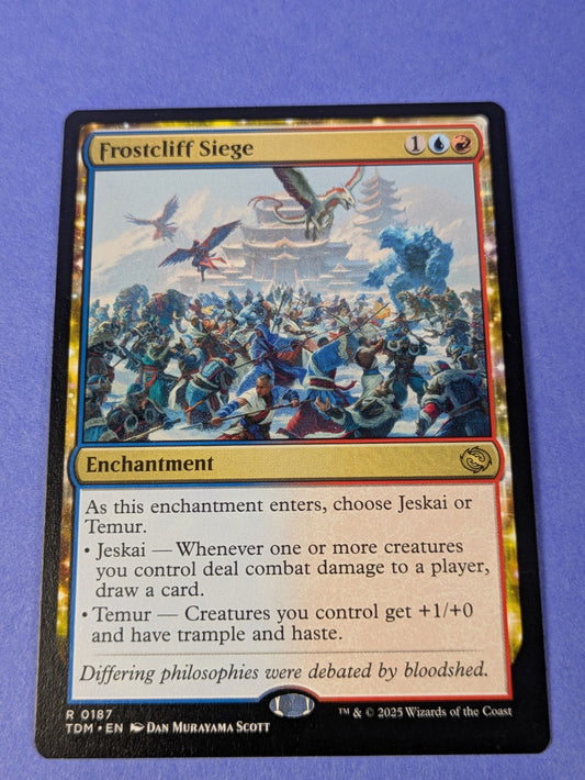 MTG Magic the Gathering: Tarkir: Dragonstorm: Frostcliff Siege #0187 Rare - NM