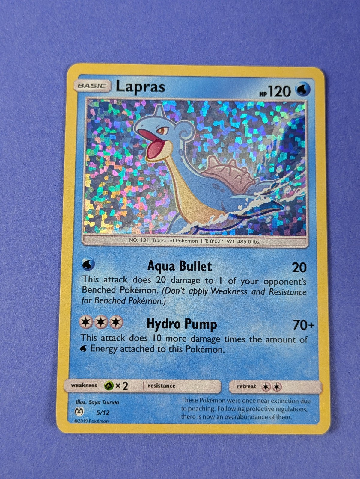 Lapras - 5/12 - Holo Promo McDonald's Collection 2019 - Pokemon - DMG