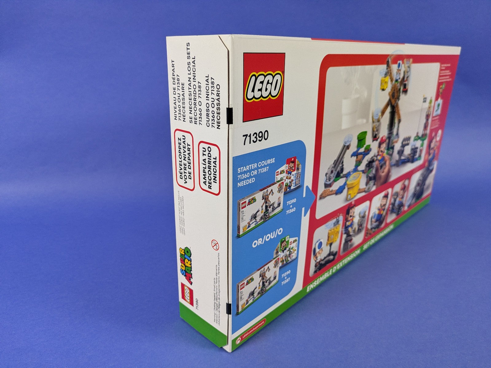 Lego Super Mario: Reznor Knockdown - Expansion Set 71390 BRAND NEW