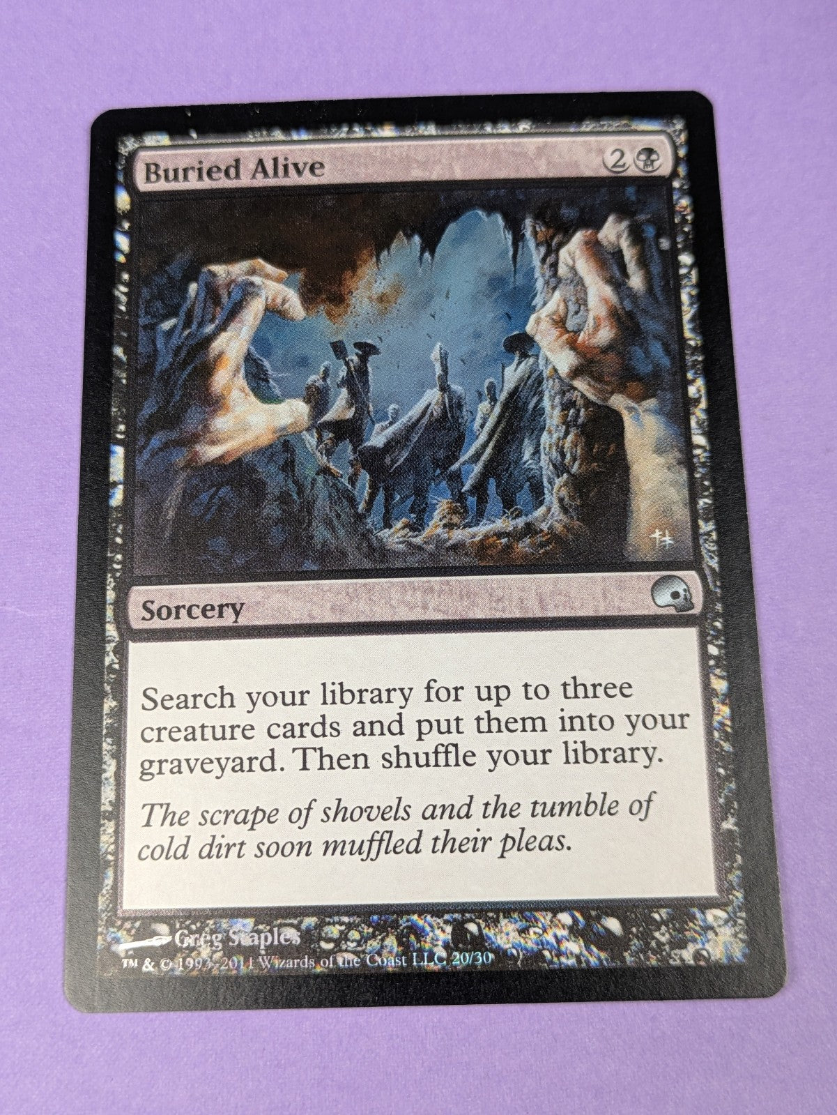 MTG: Premium Deck Series: Graveborn: Buried Alive Foil #20/30  Uncommon - NM