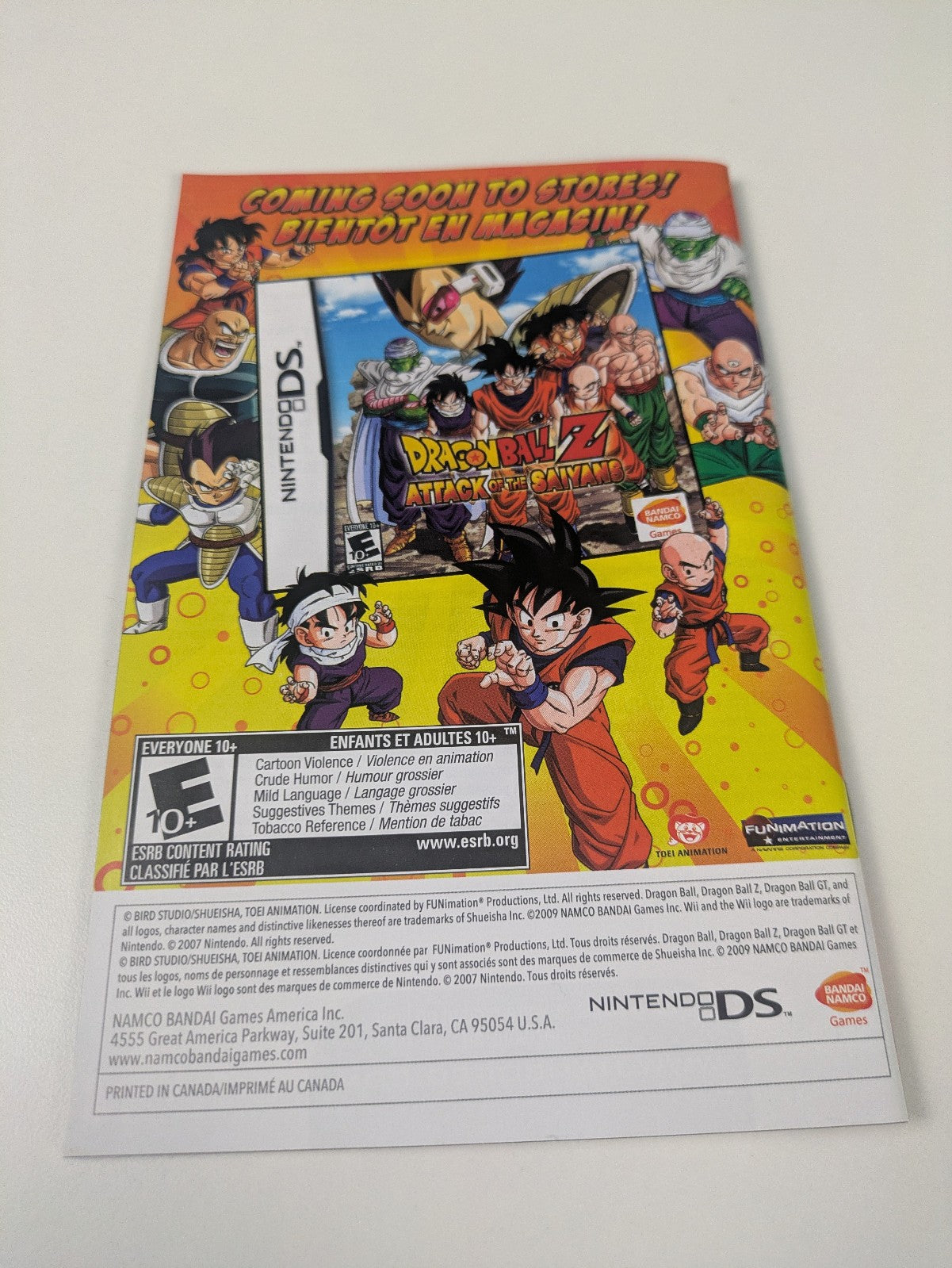 Dragon Ball: Revenge of King Piccolo (Nintendo Wii, 2009) CIB