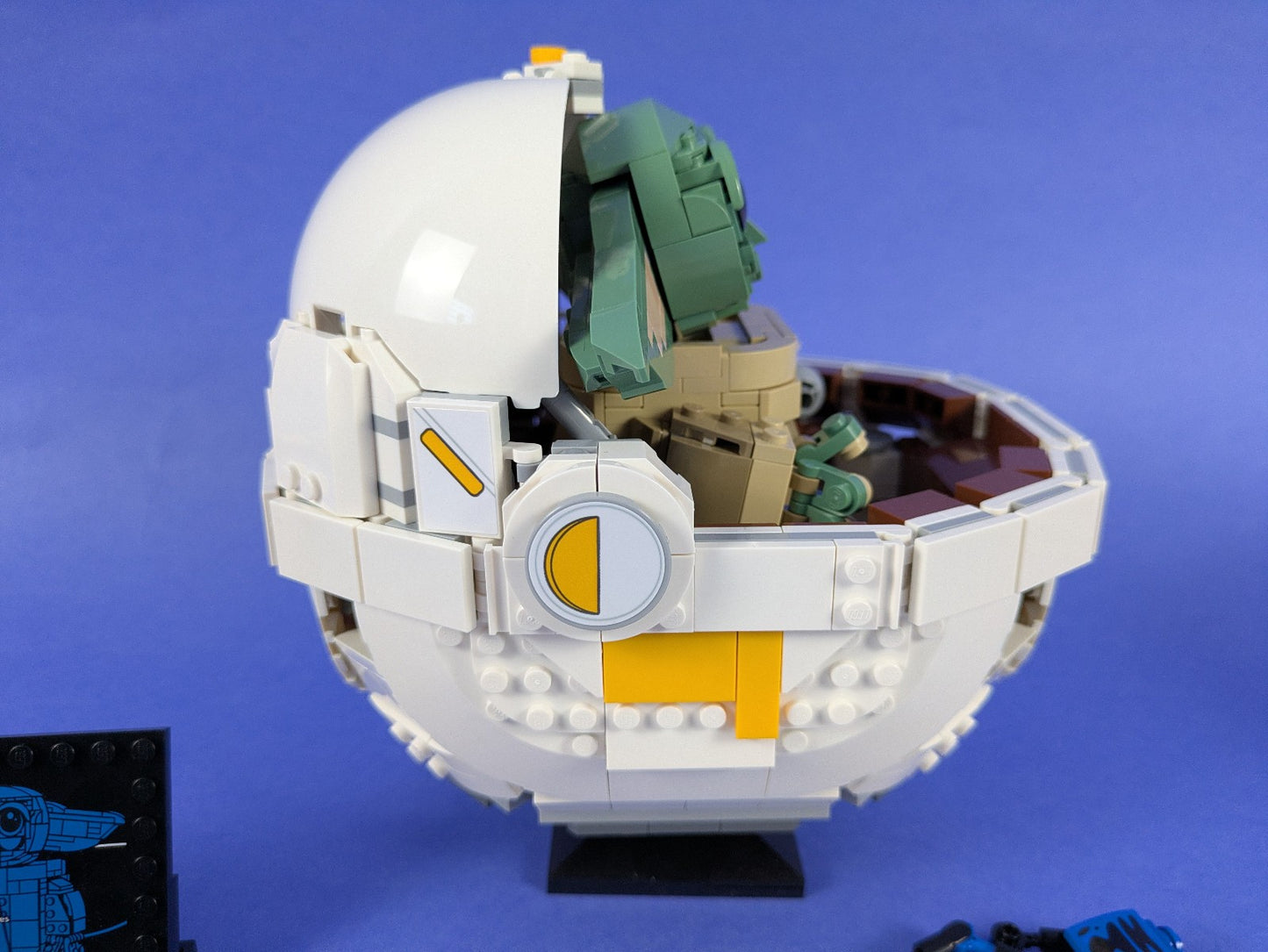Lego Star Wars: Sculptures: Grogu with Hover Pram Set 75403 Complete Set
