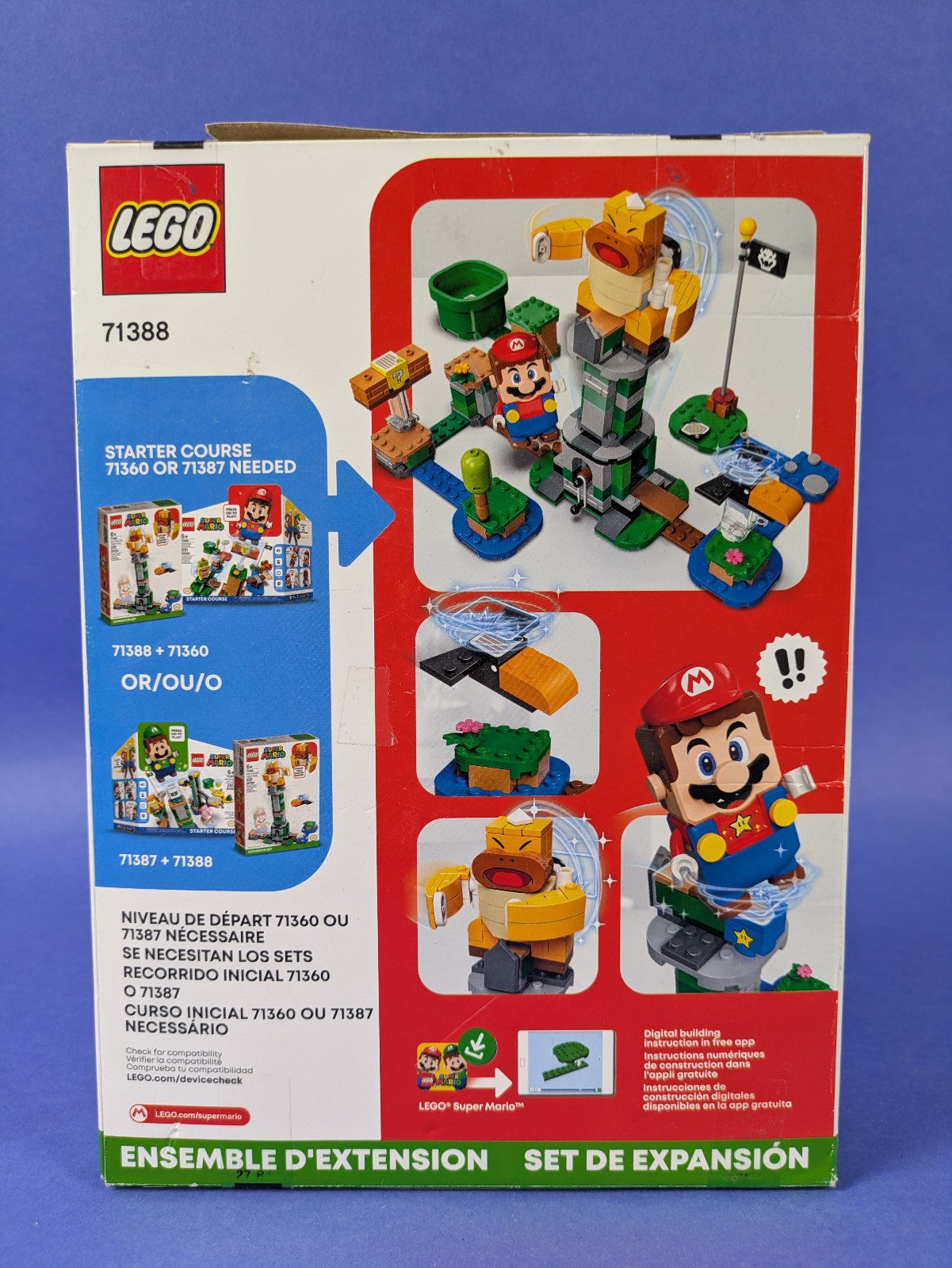 Lego Super Mario: Boss Sumo Bro Topple Tower - Expansion Set 71388 BRAND NEW