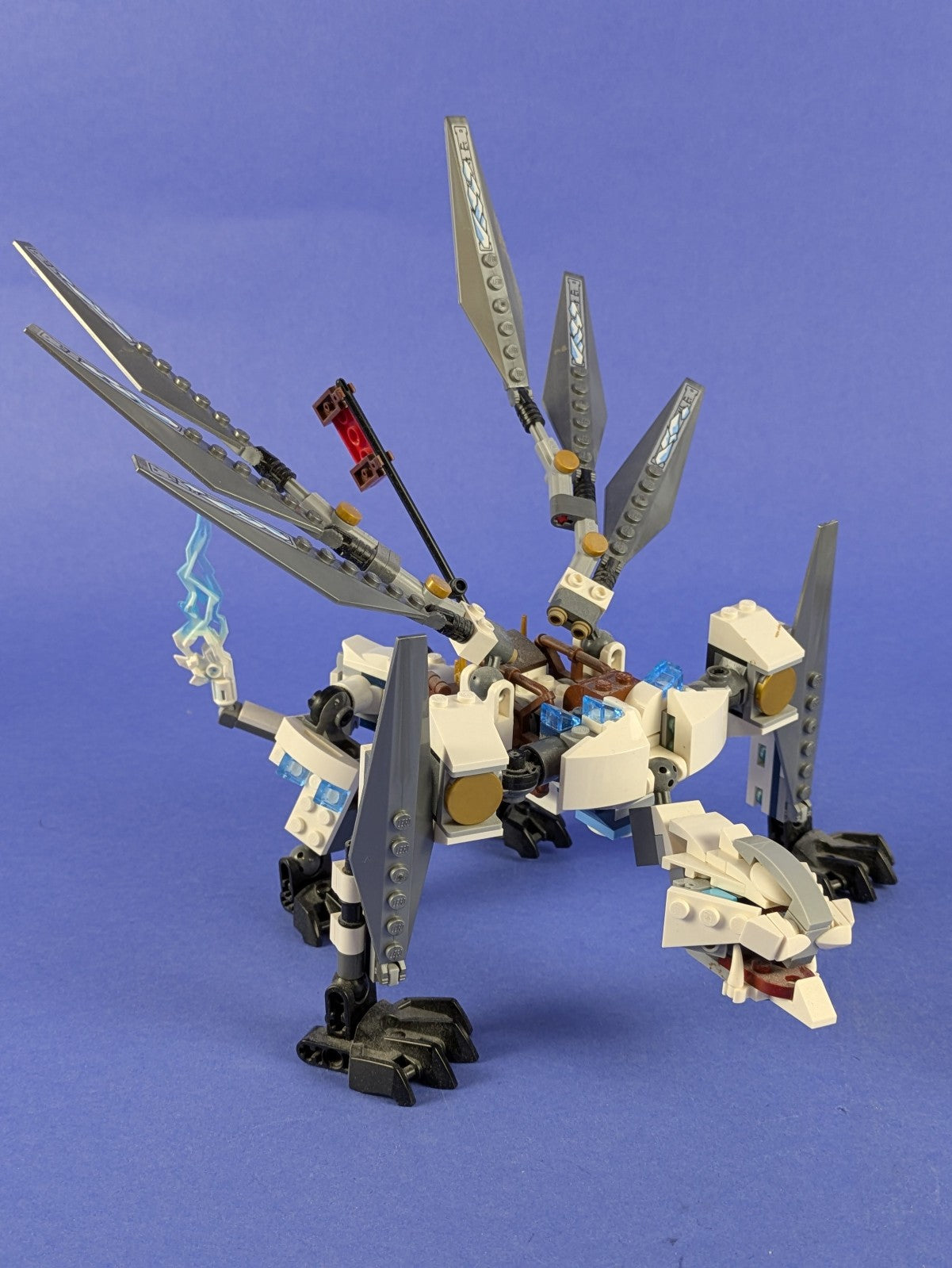 LEGO NINJAGO Titanium Dragon 70748 Incomplete Set Pre-Owned