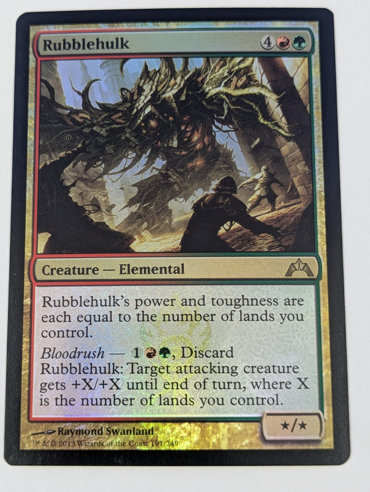 MTG Magic: Gatecrash: Rubblehulk Foil #191/249 Rare - NM