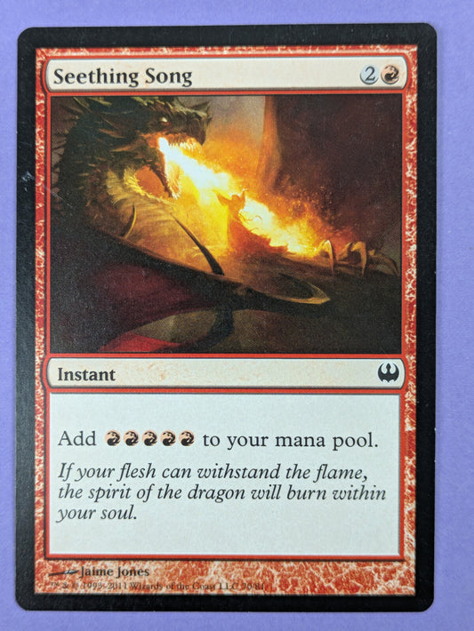 MTG Magic: Duel Decks: Knights vs. Dragons: Seething Song #71/80 Common - LP