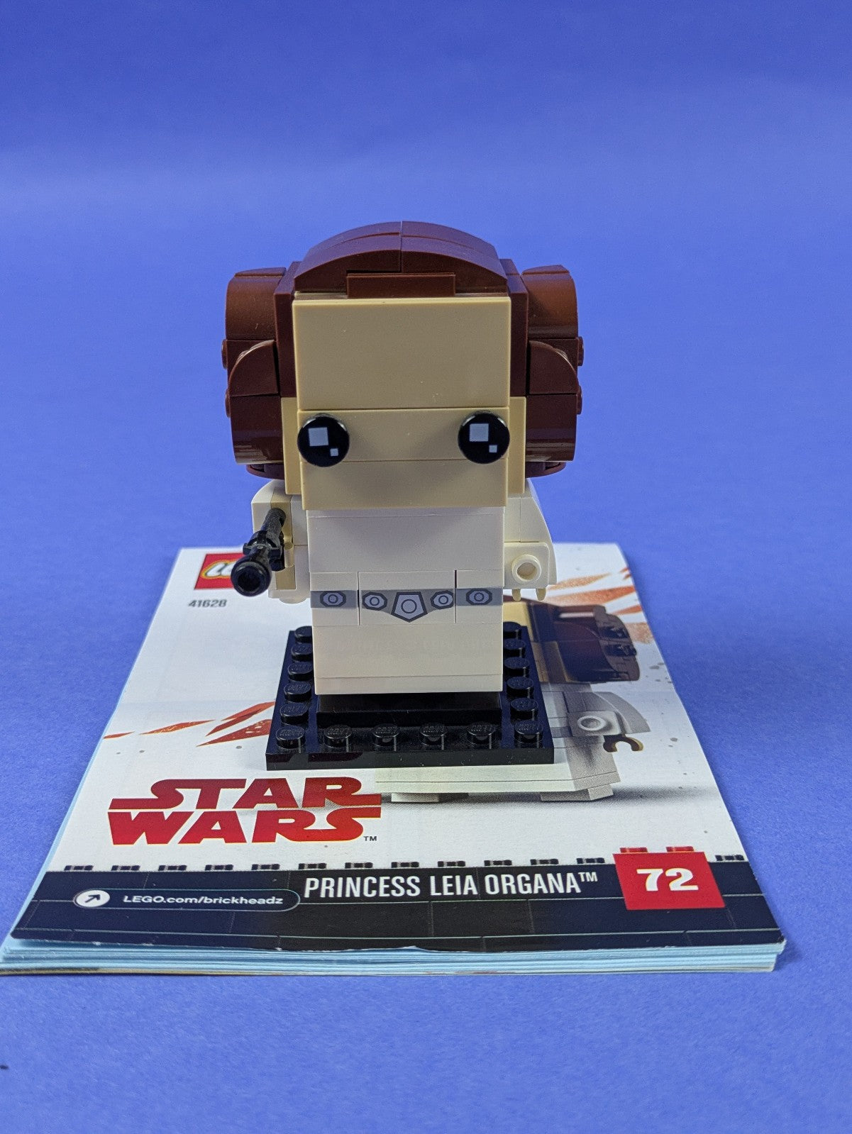 LEGO BrickHeadz Star Wars Princess Leia Organa 41628 Complete Set Pre-Owned