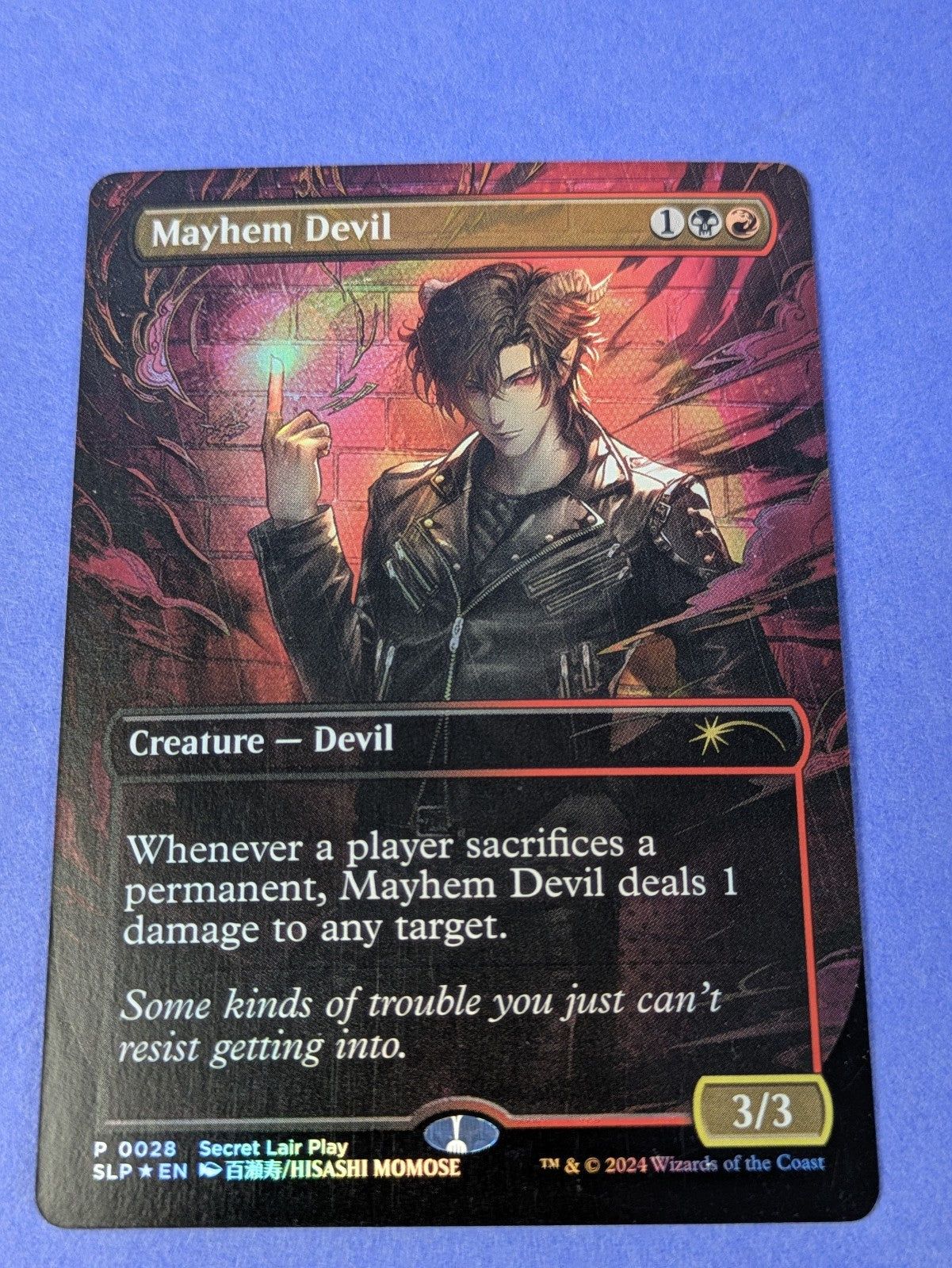 MTG Magic: Secret Lair Promo: Mayhem Devil #0028 Foil Promotional - LP
