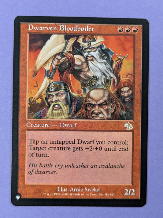 MTG Magic: The List: Dwarven Bloodboiler Reprint #84/143 Rare - NM
