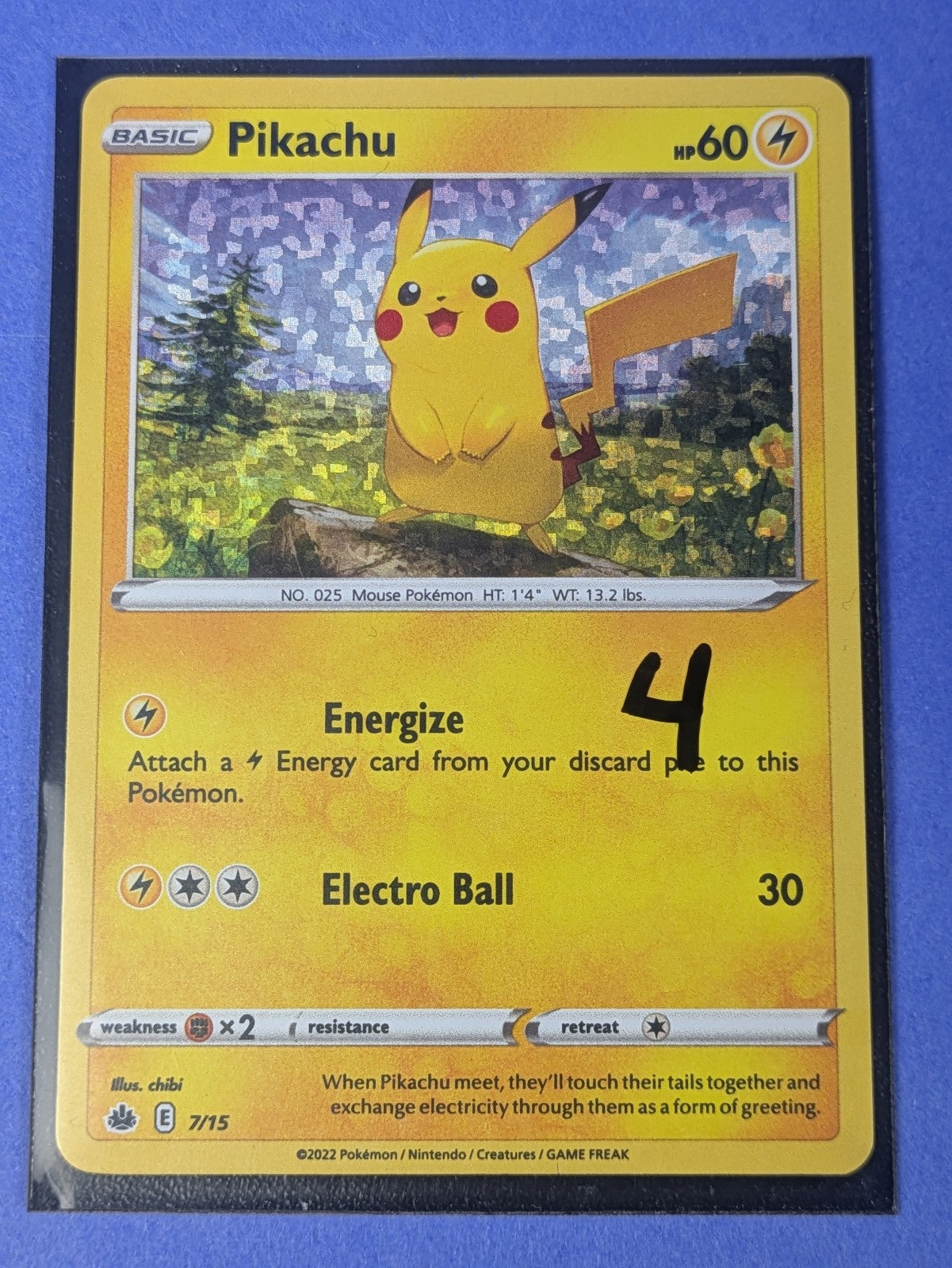 Pikachu - 7/15 - Promo McDonald's Collection 2022 - Pokemon Card - NM
