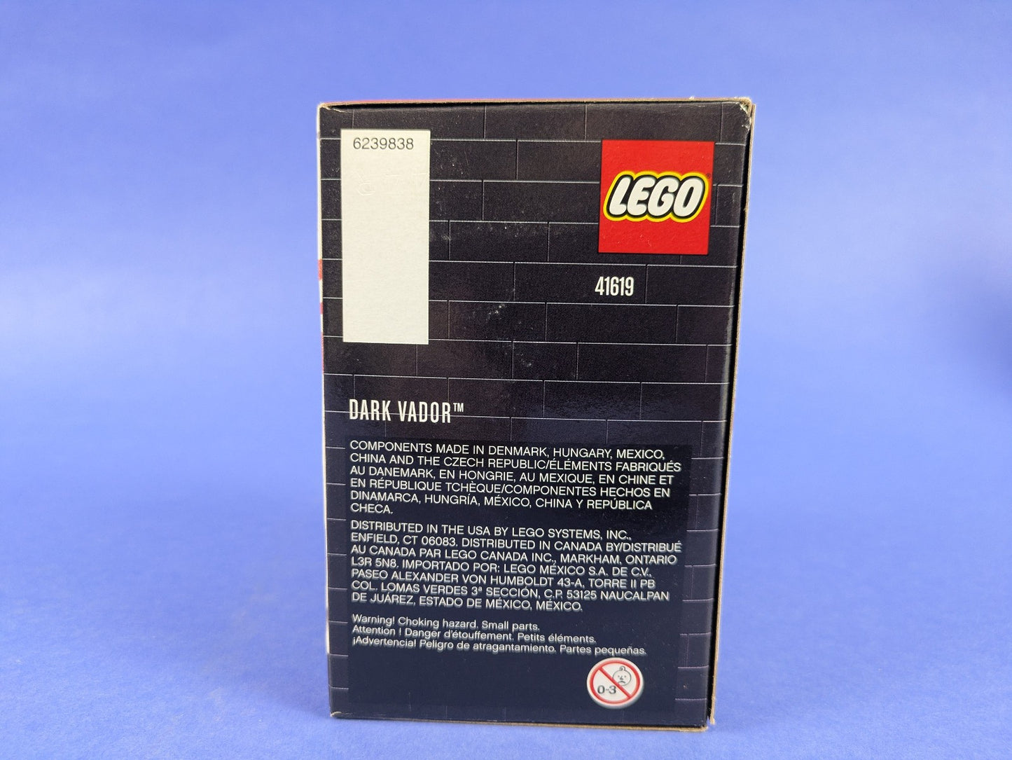 Lego BrickHeadz: Star Wars: Episode 4-6: Darth Vader Set 41619 BRAND NEW