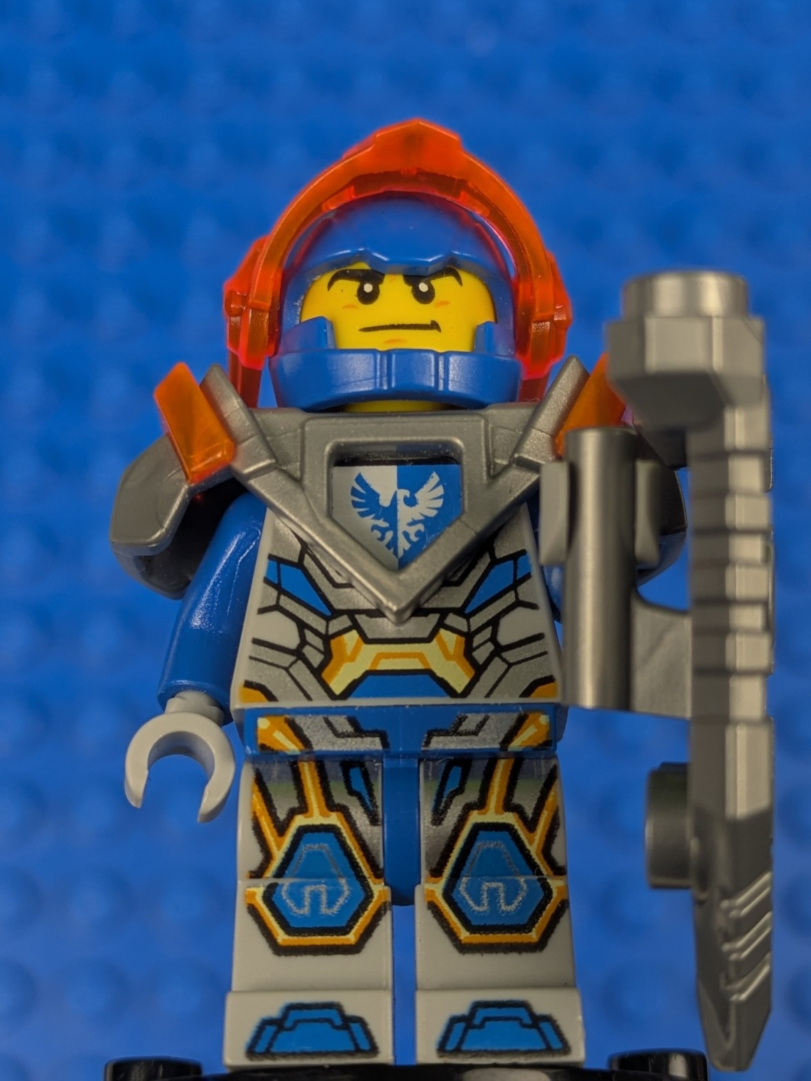 Lego NEXO KNIGHTS: Clay Moorington - Blue Helmet nex093 Set 70351