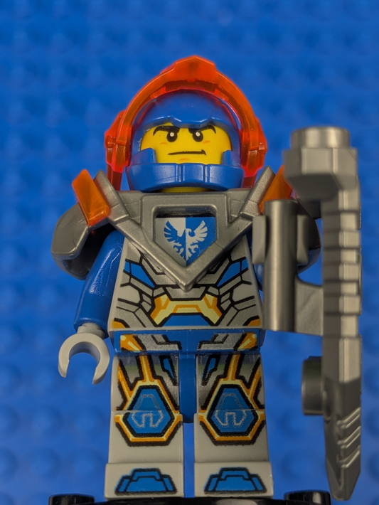 Lego NEXO KNIGHTS: Clay Moorington - Blue Helmet nex093 Set 70351