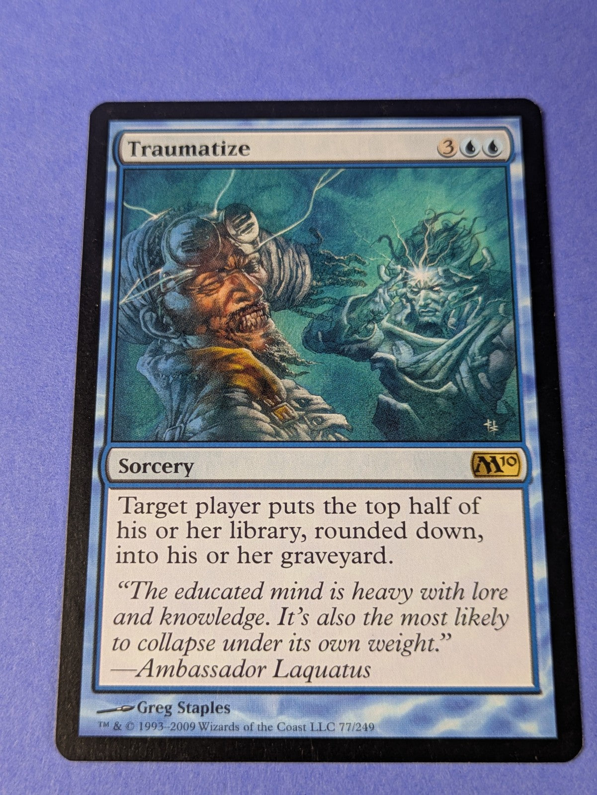 MTG Magic the Gathering: Magic 2010: Traumatize #77/249 - NM