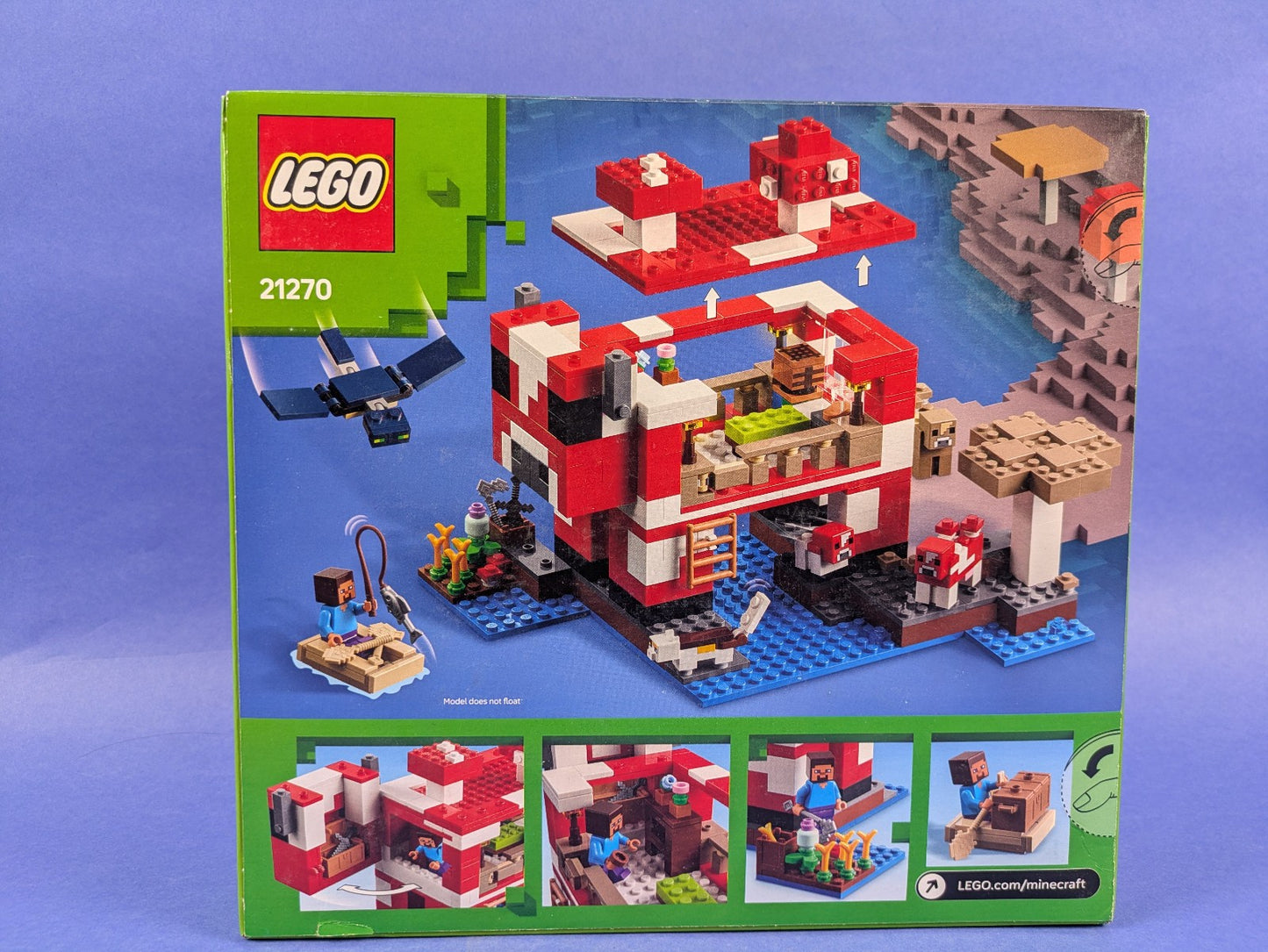 LEGO Minecraft The Mooshroom House 21270
