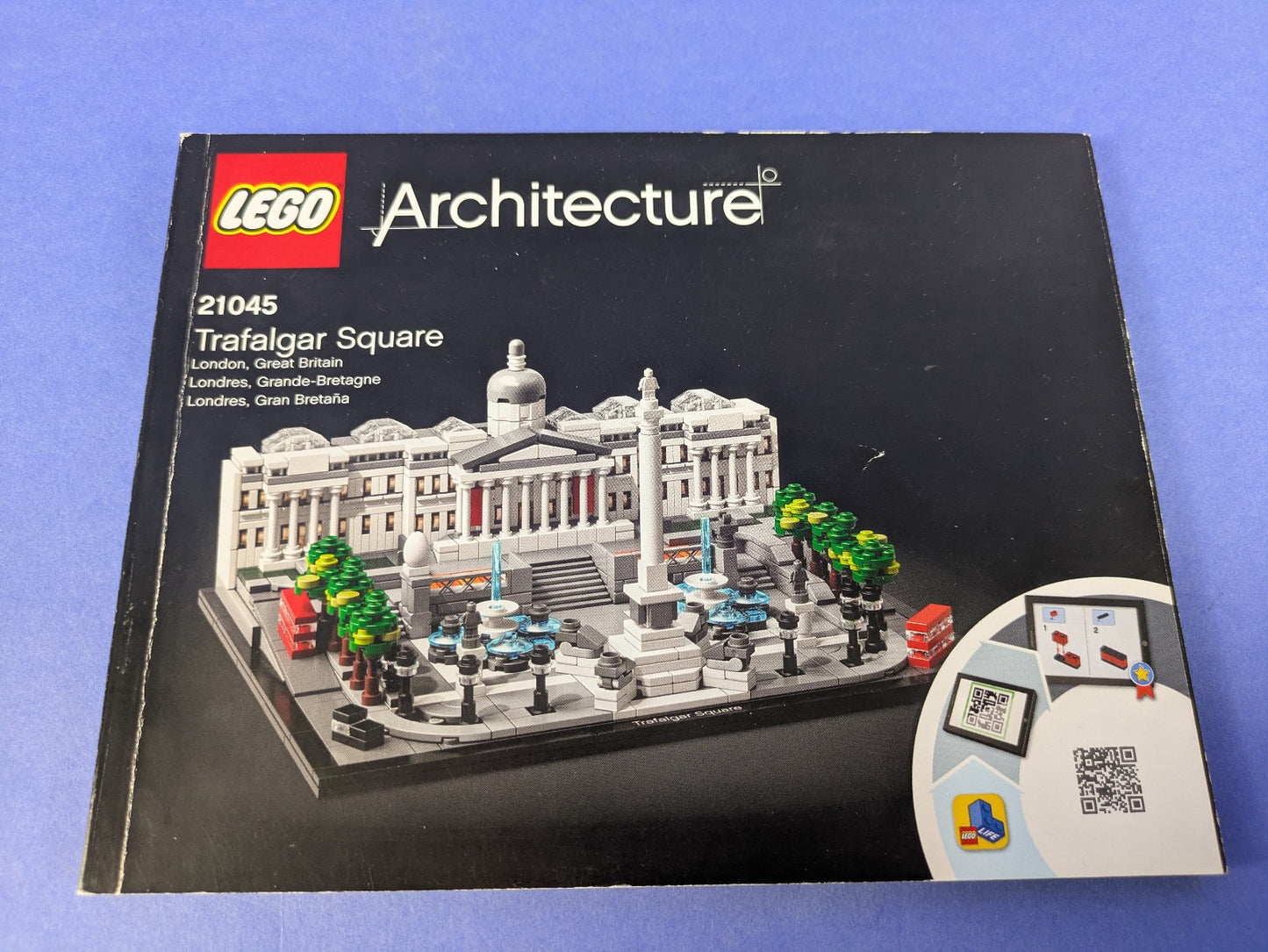 Lego Architecture: Trafalgar Square Set 21045 Complete Set