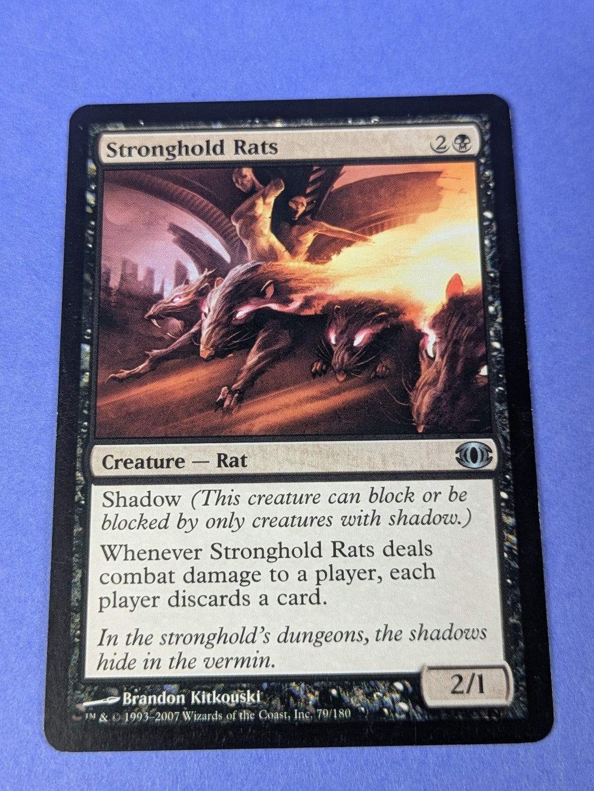 MTG Magic: Future Sight: Stronghold Rats #79/180 Uncommon - NM